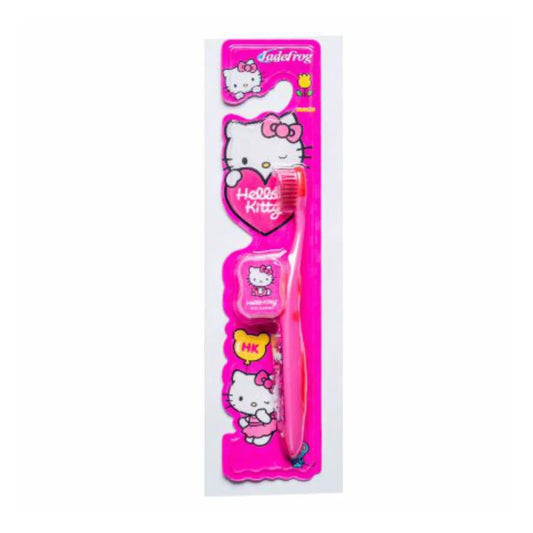 Jadepro Escova Dental Macia com Protetor Hello Kitty ref 340h 1