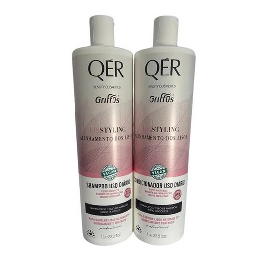 Griffus Qer Lisstyling Kit Shampoo + Condicionador 1 L 1