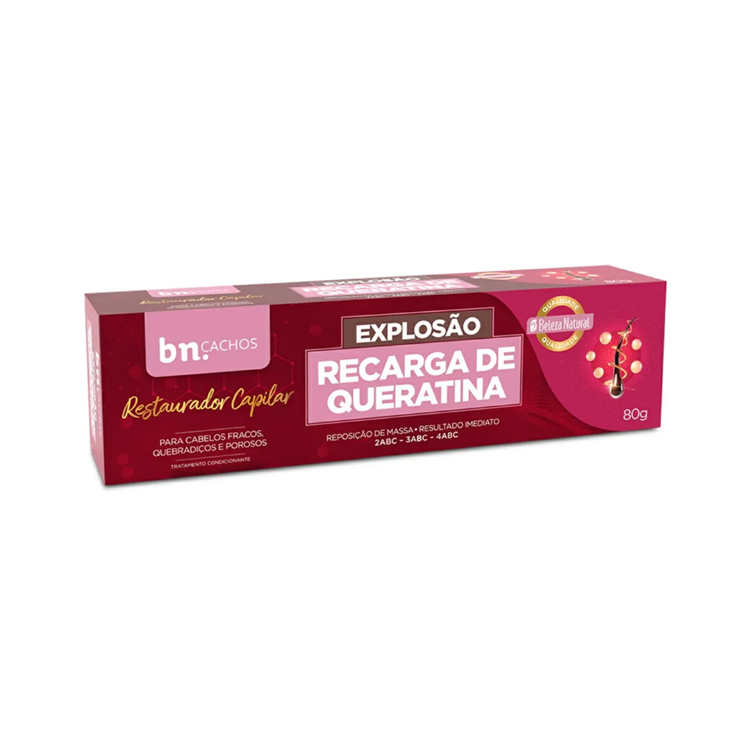 Explosao Recarga De Queratina Bn.Cachos 80G 1