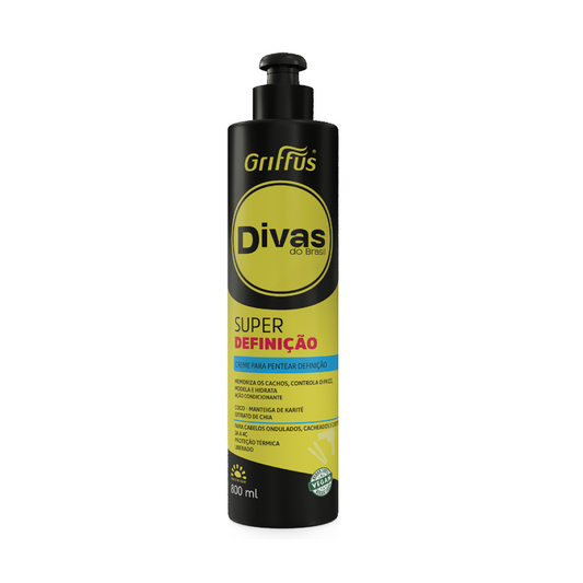 Griffus Divas Do Brasil Super Definicao Creme De Pentear 800 ml 1