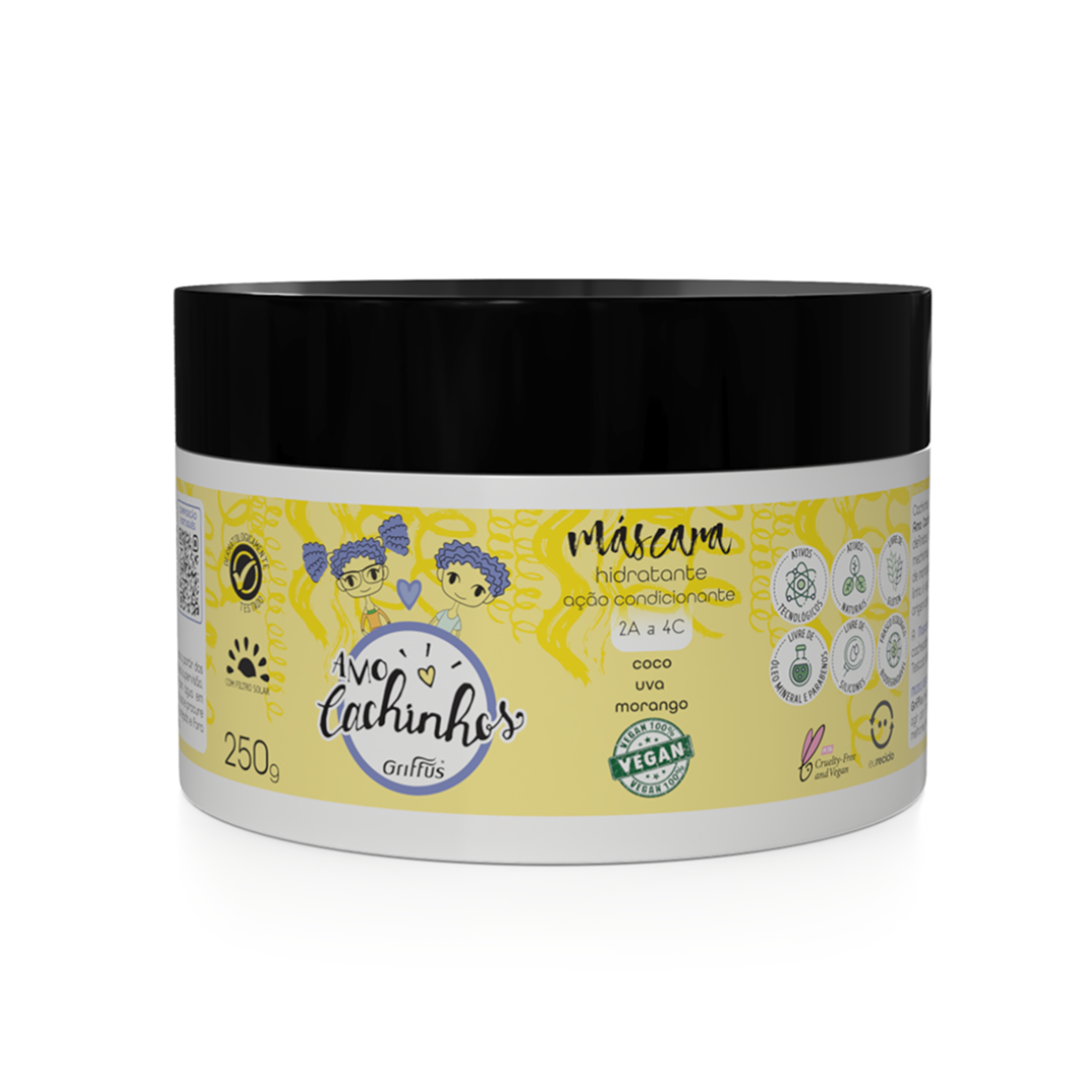 Griffus Amo Cachinhos Mascara Capilar 250 g 1
