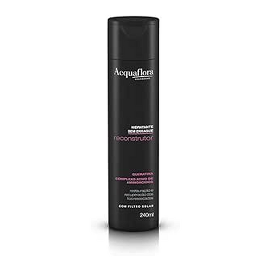 Acquaflora Hidratante Sem Enxague Reconstrutor Queratina 240 ml 1