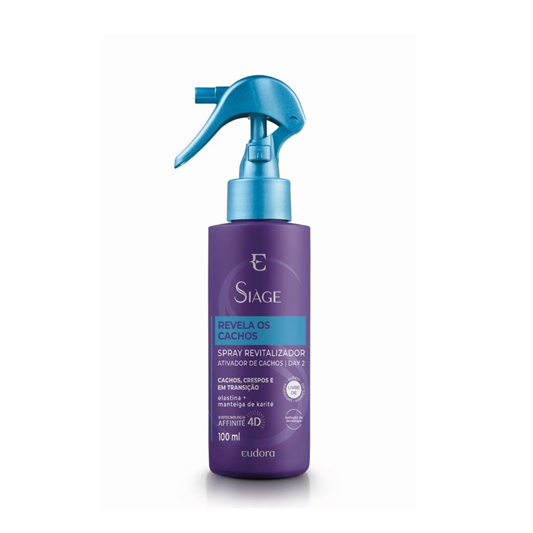 Eudora Siage Spray Capilar Revitalizador Revela Os Cachos 100 ml 1