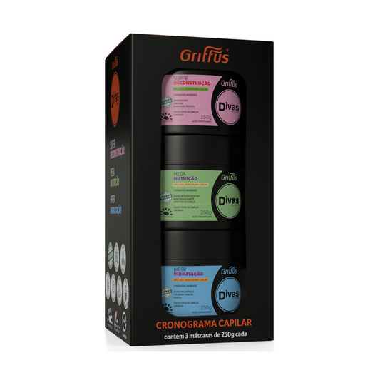 Griffus Divas Do Brasil Cronograma 3 Em 1 250 g 1
