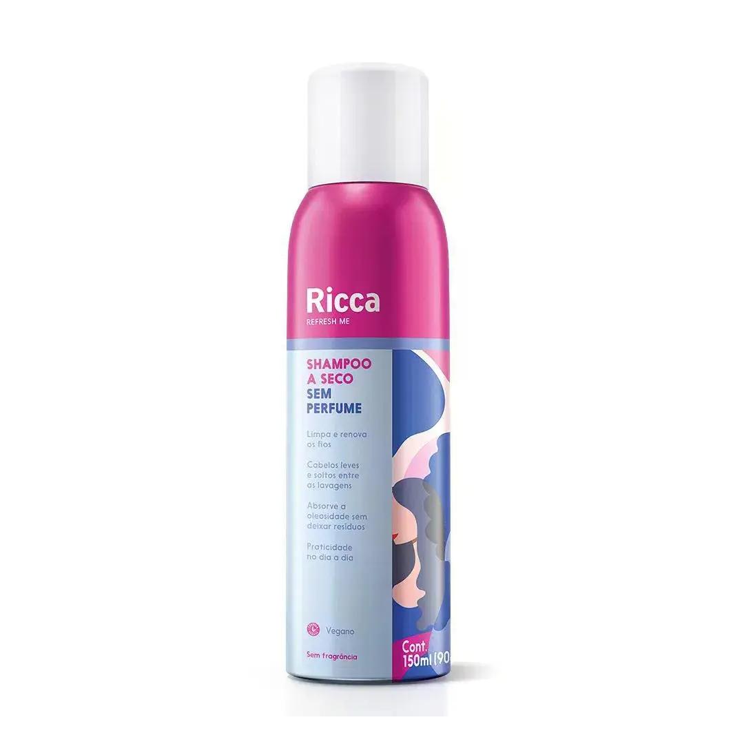 Ricca Shampoo A Seco Sem Perfume 150 ml 1