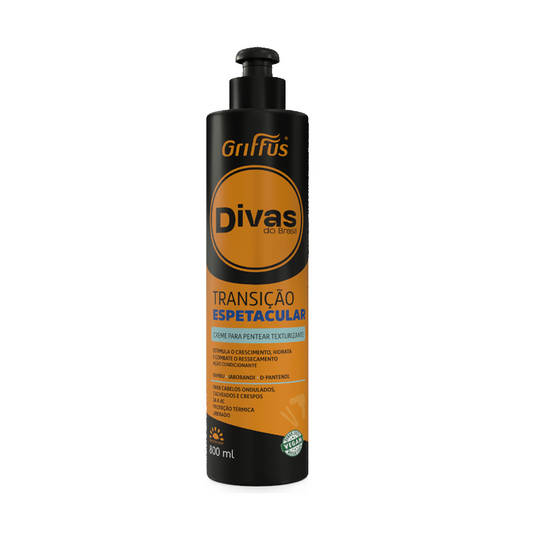 Griffus Divas Do Brasil Transicao Espetacular Creme De Pentear 800 ml 1