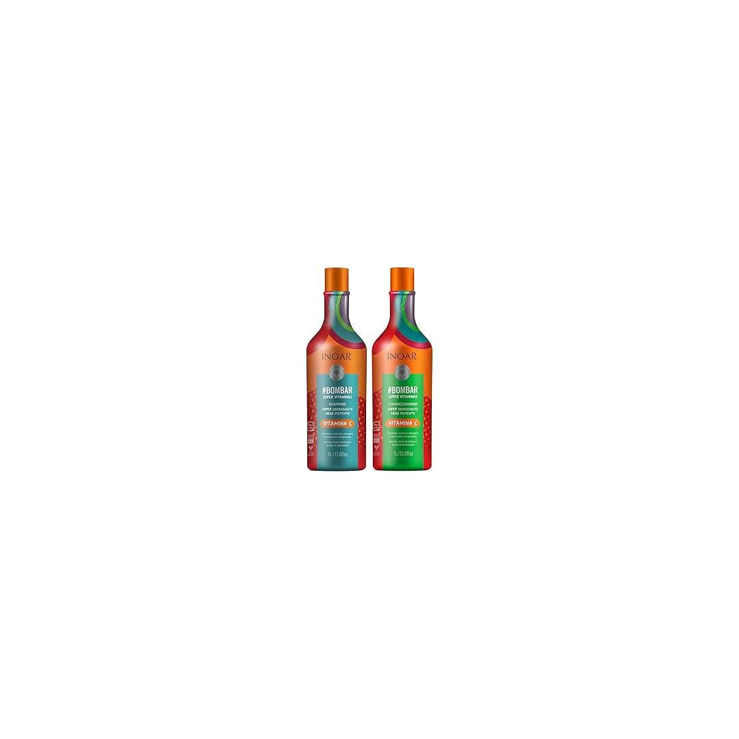 Inoar Kit Bombar Super Vitaminas - Shampoo E Condicionador 2X1L 1