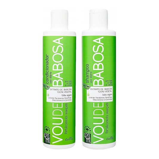 Griffus Vou De Babosa Kit Shampoo + Condicionador 420 ml 1