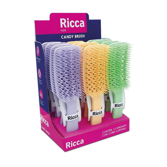 Escova De Cabelos Ricca Flex Candy Display 1