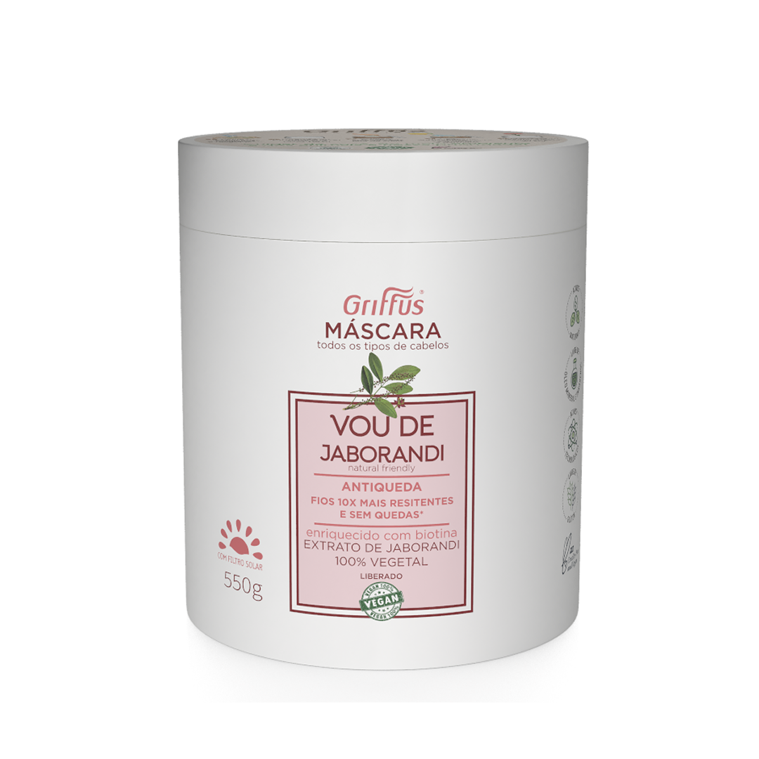 Griffus Mascara Capilar Vou De Jaborandi 550 g 1