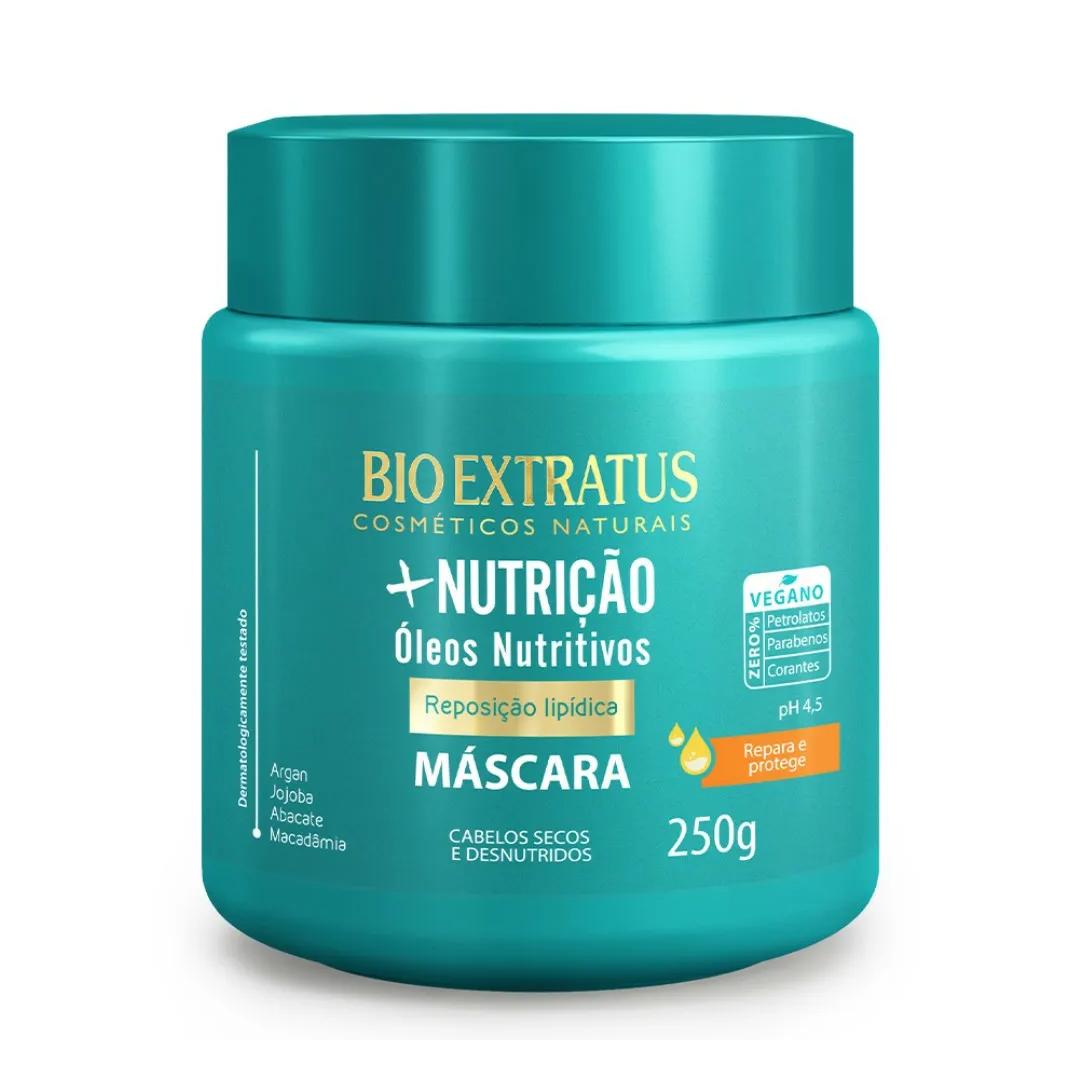 Mascara Capilar + Nutricao Bio Extratus 250G Oleo Nutritivos Repara E Protege 1