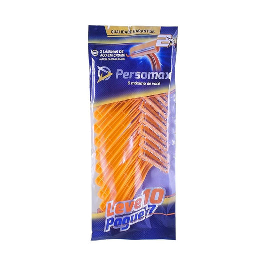 Aparelho Barbear Persomax 2 Amarelo Pct Leve 10 Pague 7 1