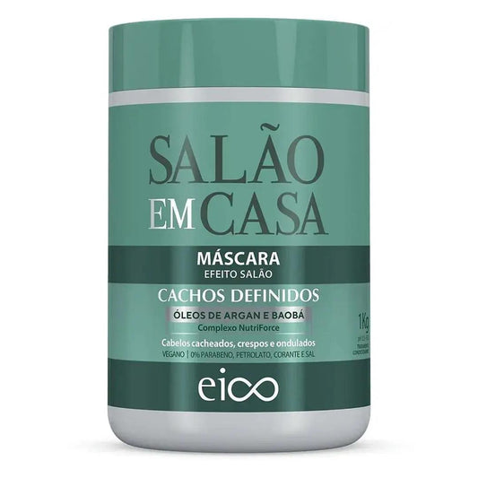 Eico Mascara Salao Em Casa Cachos Definidos 1Kg 1