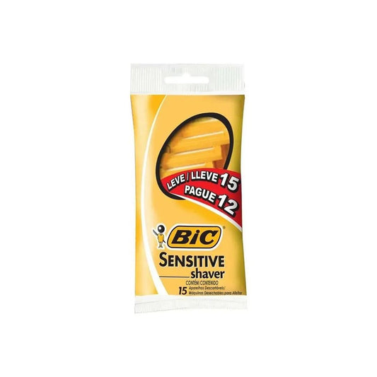 Aparelho De Barbear Bic Sensitive Shaver Leve 15 Pague 12 Unidades 1
