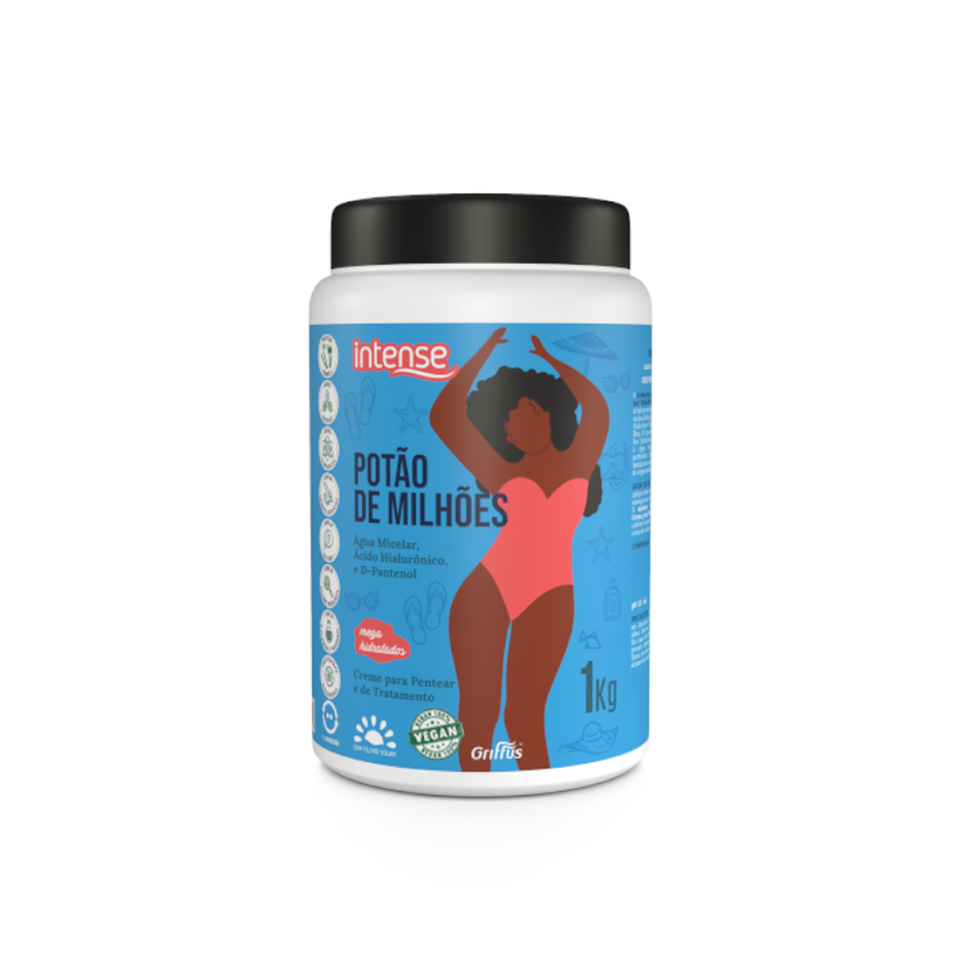 Griffus Intense Potao Milhoes Creme Para Pentear E Tratamento 1 kg ...