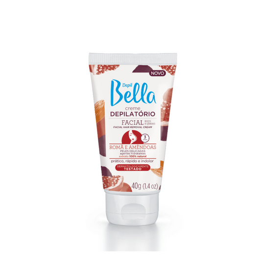 Creme Depilatorio Facial - Roma E Amendoas, Depil Bella, Pequeno 1