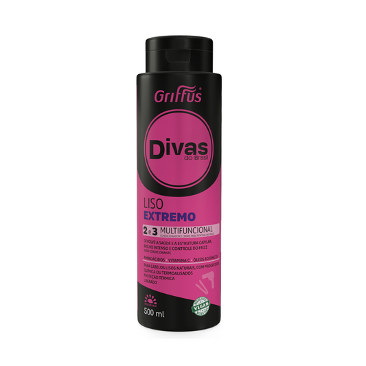 Griffus Divas Do Brasil Creme MuLifuncional Liso Extremo 500 ml 1