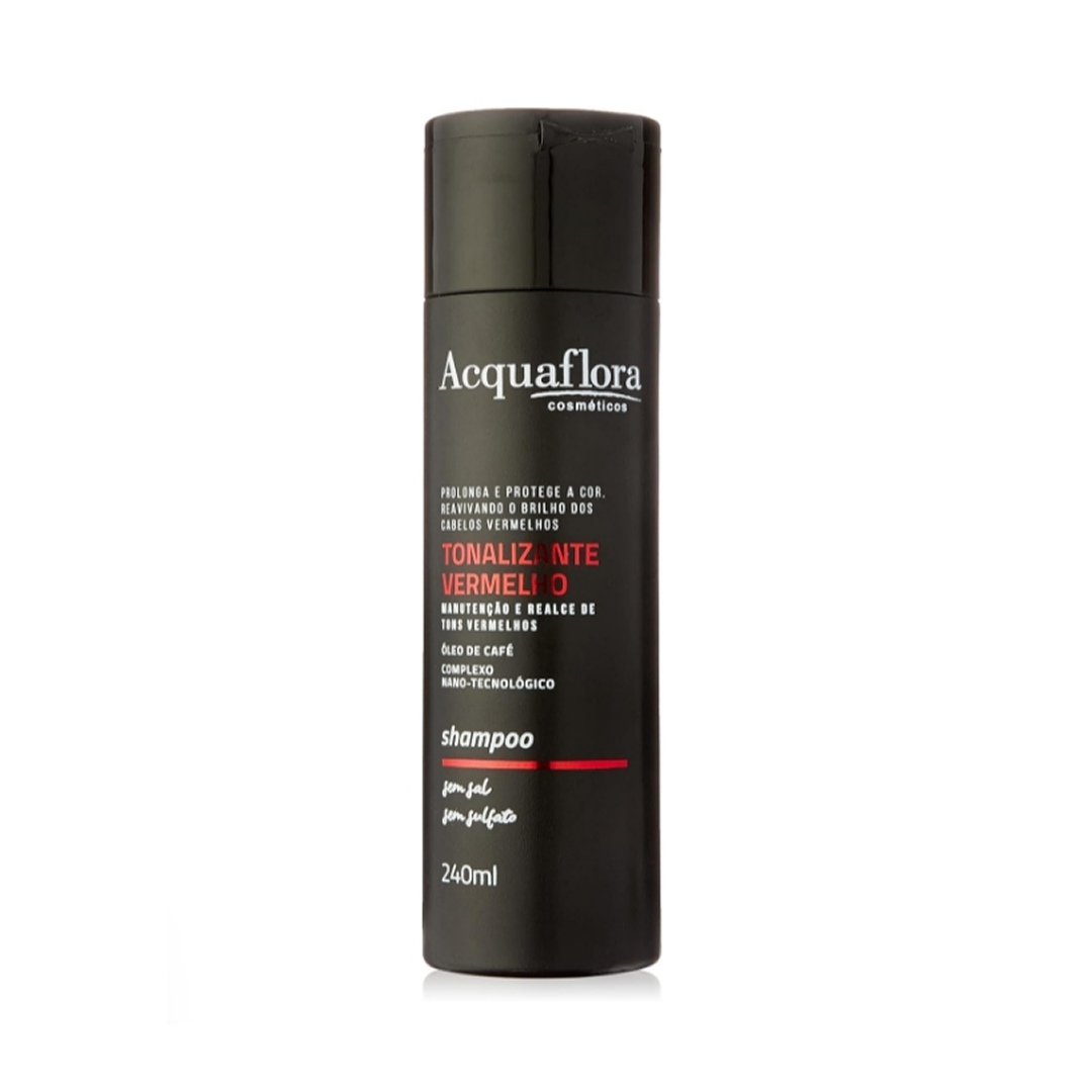 Acquaflora Shampoo Tonalizante Vermelha 300 ml 1