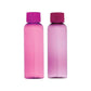 Ricca Estojo Com Dois Frascos Para Viagem Roxo/Rosa 1
