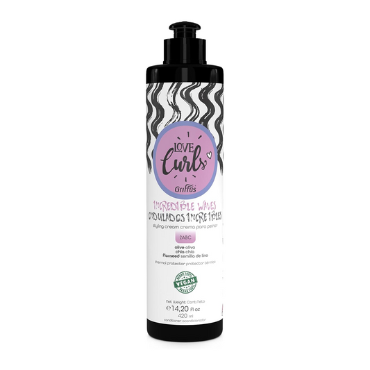 Griffus Amo Cachos Creme De Pentear Ondas Incriveis 420 ml 1