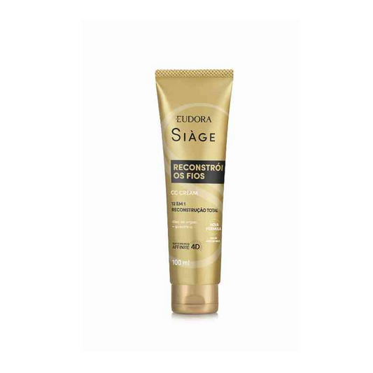 Eudora Siage Cc Cream 12 Em 1 Reconstroi Os Fios 100 ml 1