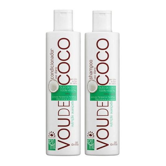 Griffus Shampoo + Condicionador Vou De Coco 420 ml 1
