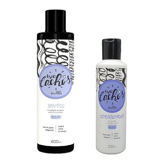 Griffus Amo Cachos Kit Shampoo + Condicionador 400/220 ml 1