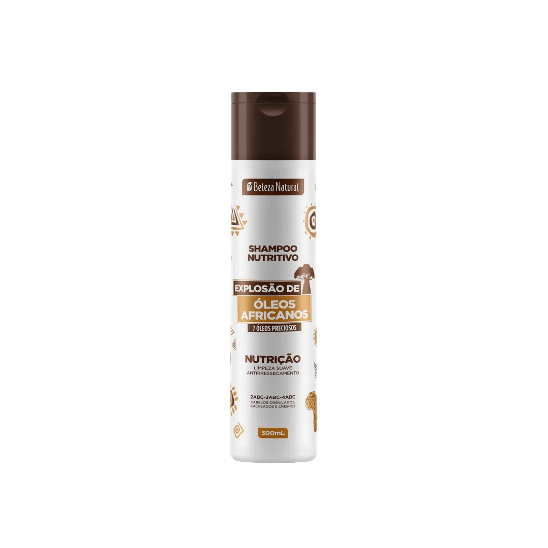 Shampoo Nutritivo Beleza Natural Explosao De Oleos Africanos 300 ml 1