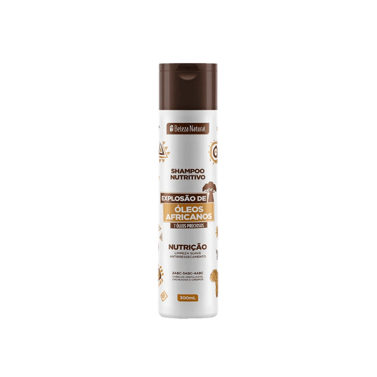 Shampoo Nutritivo Beleza Natural Explosao De Oleos Africanos 300 ml 1
