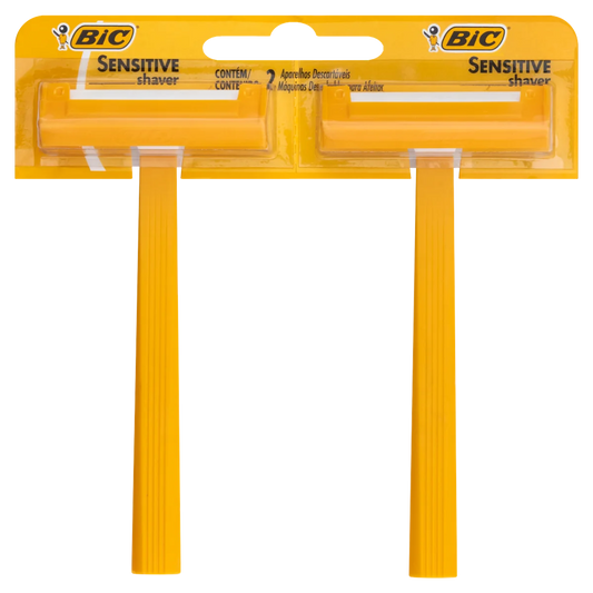 Aparelho Para Barbear Bic Sensitive Shaver Com 2 Unidades 1