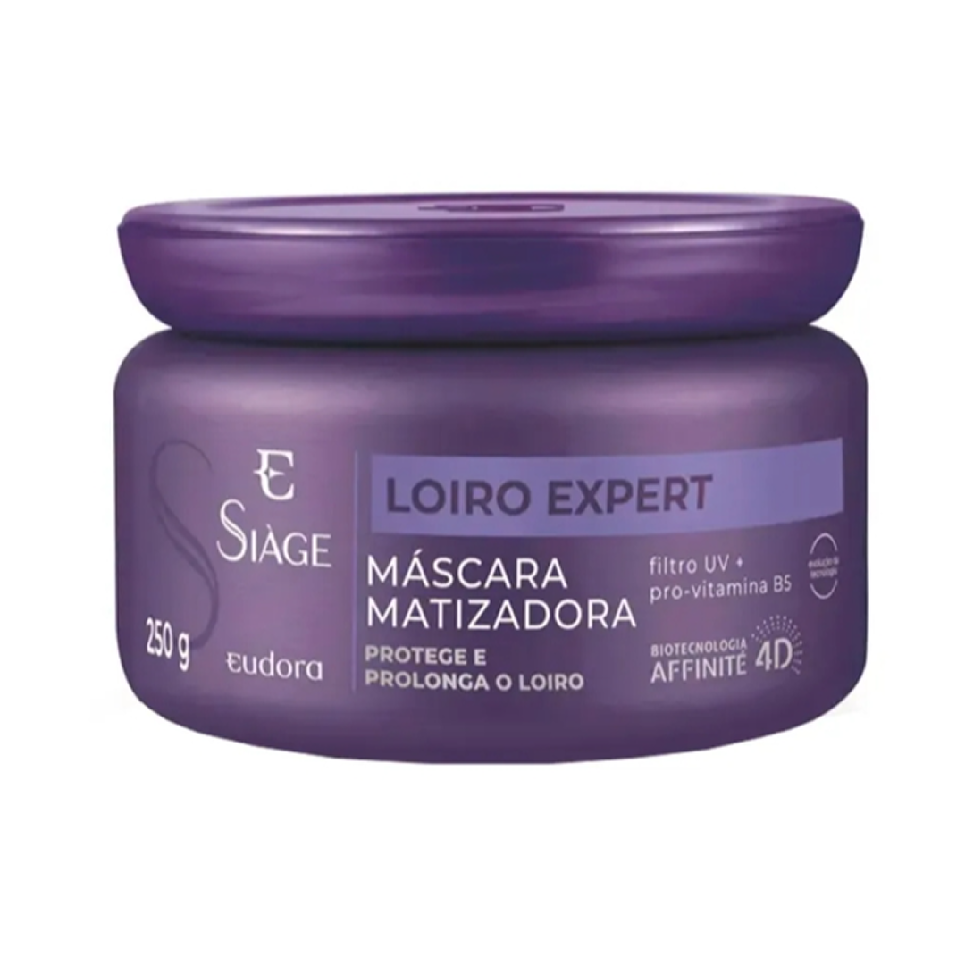 Eudora Siage Mascara Capilar Matizadora Loiro Expert 250 g 1