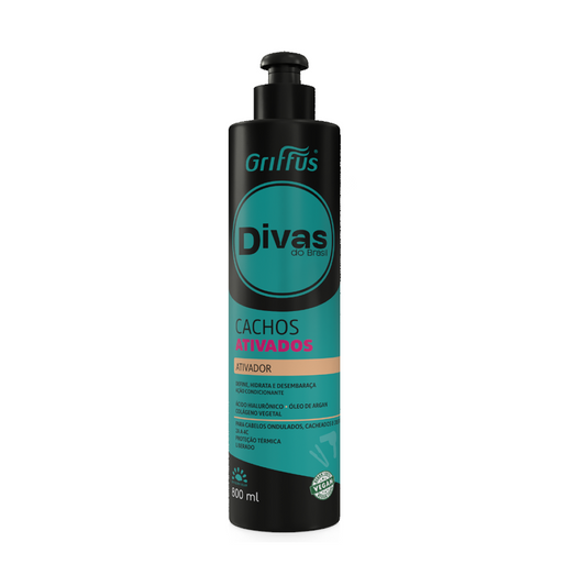 Griffus Divas Do Brasil Cachos Ativados 800 ml 1
