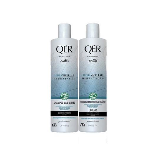 Griffus Qer Hidra Micelar Kit Shampoo + Condicionador 1 L 1