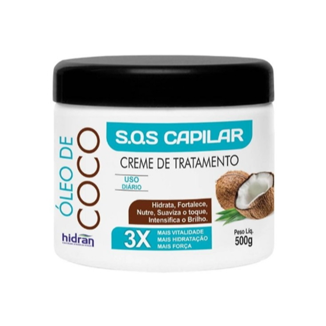 Hidran Oleo De Coco Mascara Capilar 500 g 1