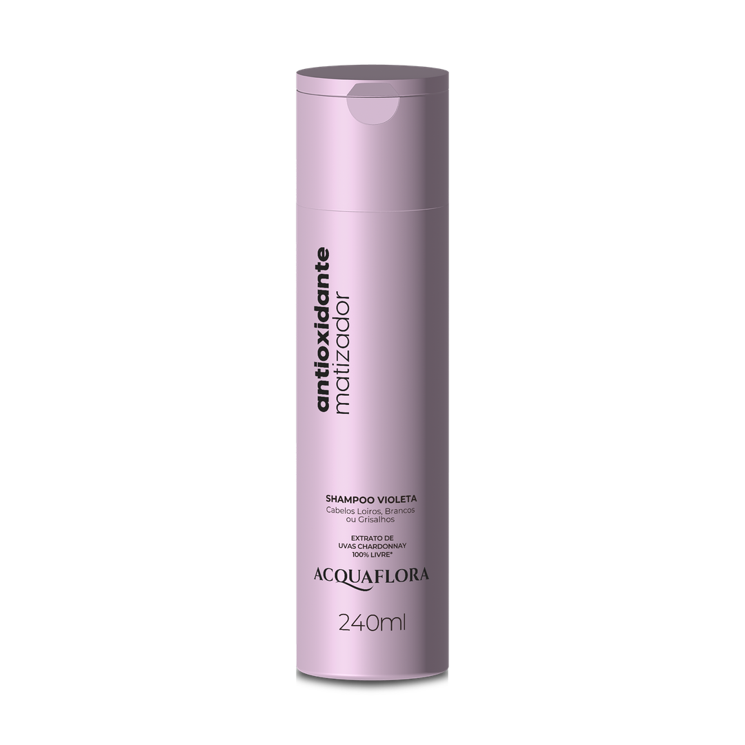 Acquaflora Shampoo Antioxidante Matizador Extrato De Uvas Chardonnay 240 ml 1