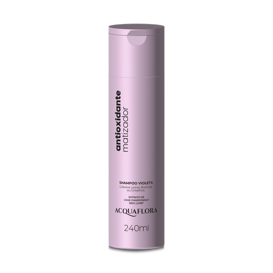 Acquaflora Shampoo Antioxidante Matizador Extrato De Uvas Chardonnay 240 ml 1