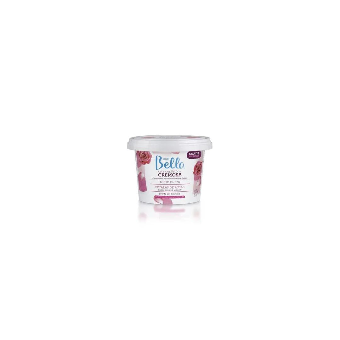 Cera Cremosa Para Micro-Ondas Depil Bella Petalas De Rosas 200 g 1