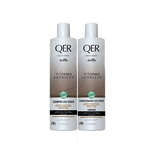 Griffus Qer Nutricoco Kit Shampoo + Condicionador 1 L 1