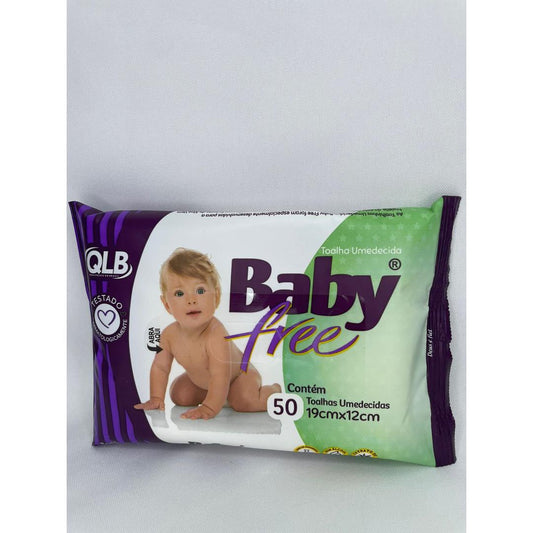 Lenco Umedecido Babybless Free (50 Unidades) 1